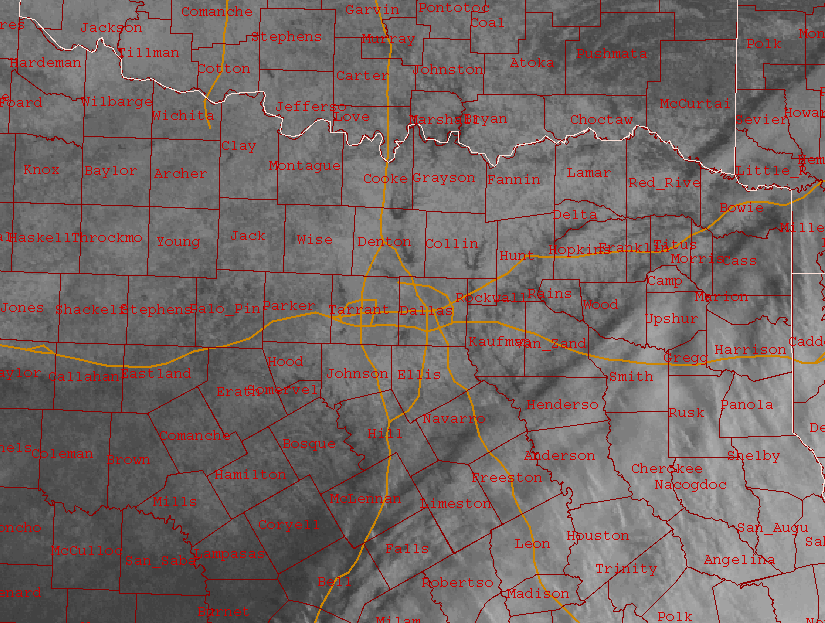 Stationary visible satellite image at 8:15 am CST on 3/5/15 