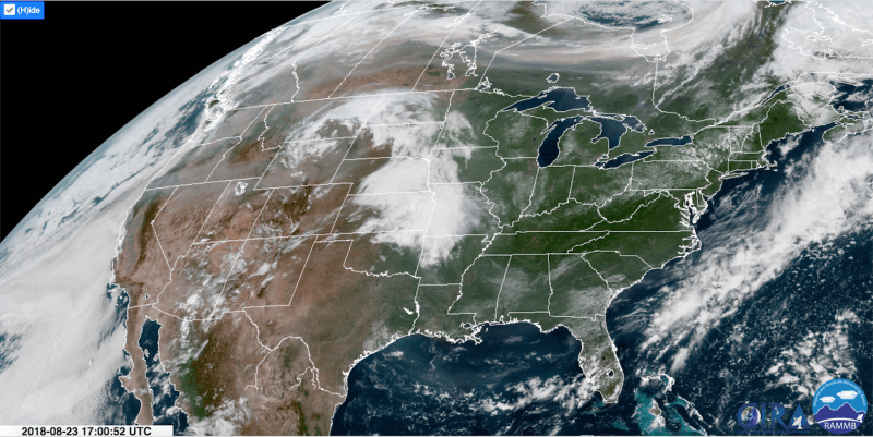 Smoke From West Coast Wildfires Seen By NOAA Satellites GOES Conus SmokePlume 800x401