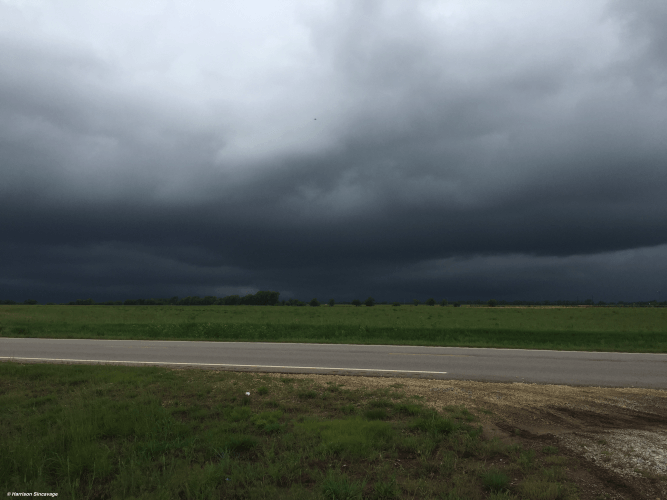Severe Storms Led to a Photogenic Shelf Cloud in South-Central Kansas